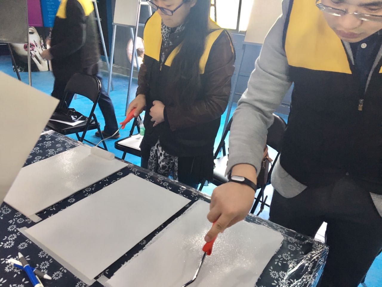 GIOVANNI喬瓦尼藝術(shù)涂料培訓(xùn)學(xué)員實操現(xiàn)場